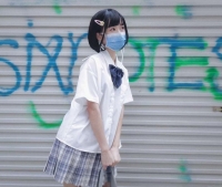 东京嬌小學生妹：豆兒（Douer）155-40-B+-18歲 蘿莉控 平乳控 首選 第一次兼職