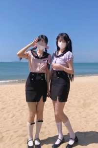 #雙飛3p外送茶 #雙飛學生妹【丫丫158-B-19歲vs米奇160-C-20歲】幼齒可愛學生妹妹雙重