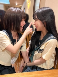 雙飛外送茶：超嫩雙飛好閨蜜【沐沐 157.B.20歲vs潼潼 155.B.21歲】適合各路老司機挑戰